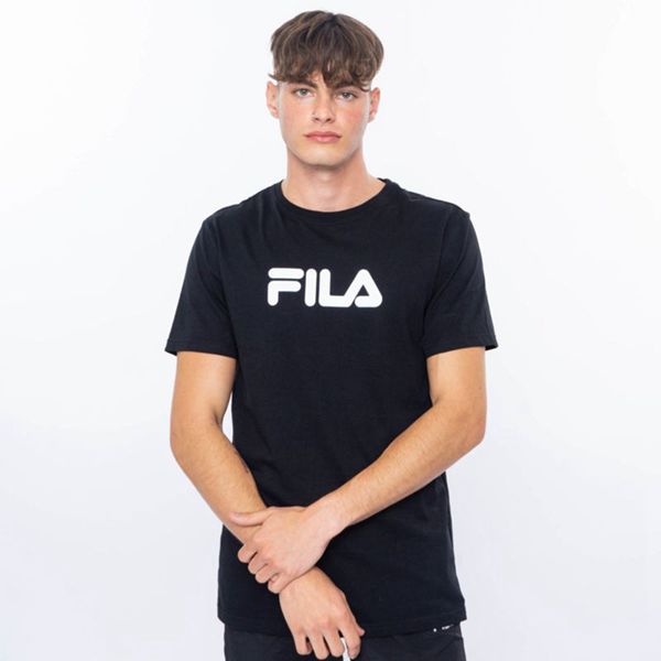 Fila Mono Deckle Men's T-Shirts - Black,NZ 630-93126